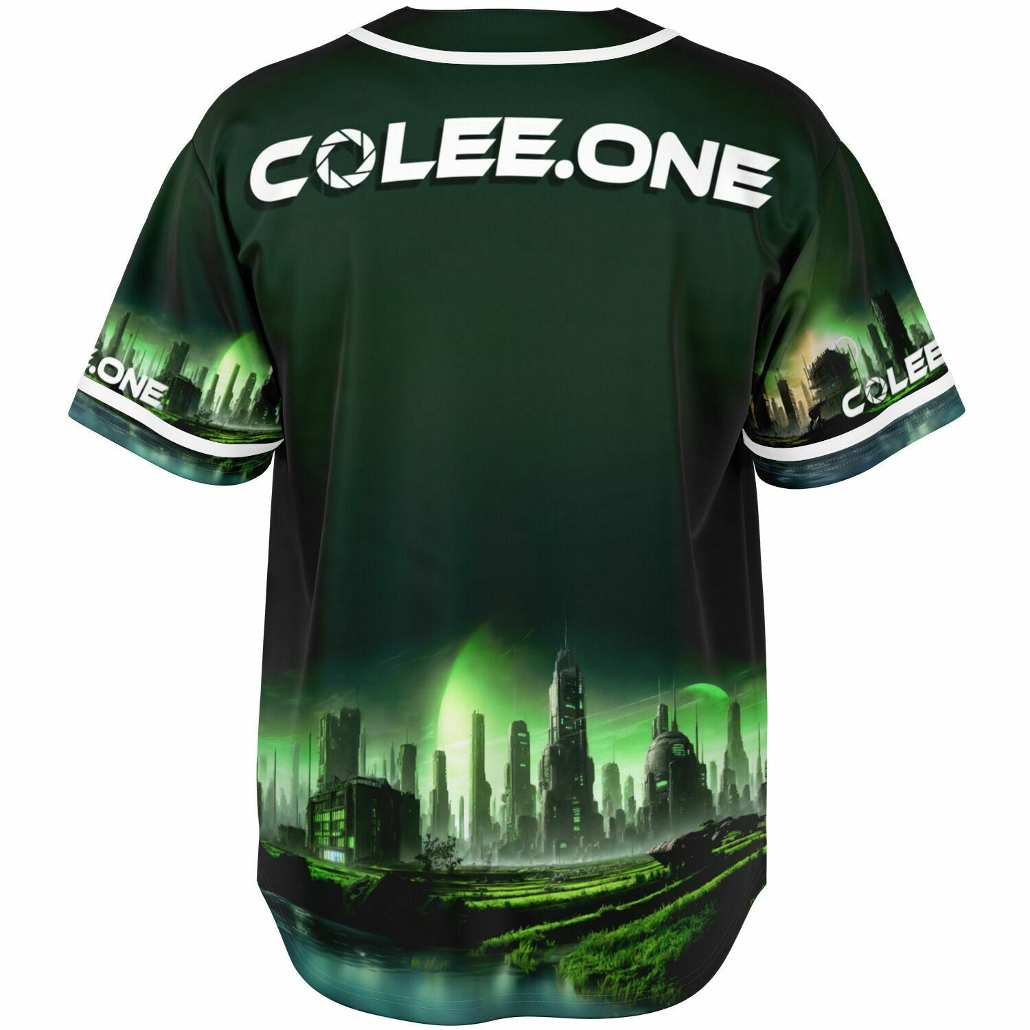Apocalyptic Planet Jersey - Colee.One Edition, back view, Colee.One festival apparel