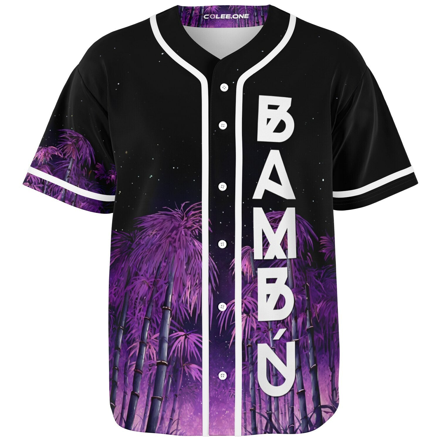 Bambu & Colee.One Collab Jersey, front view — Colee.One festival apparel