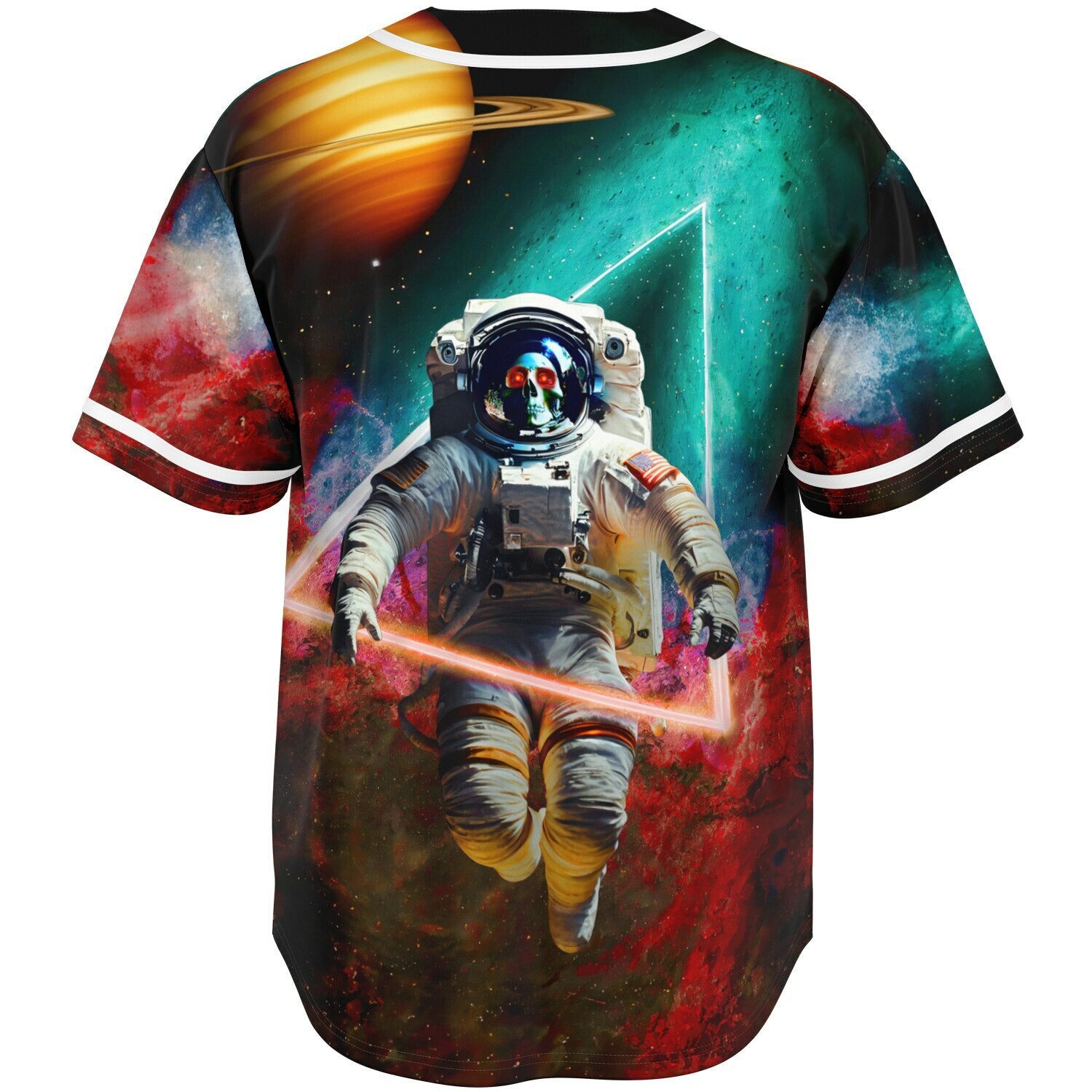 Galactic Astronaut Jersey, back view — Colee.One festival apparel