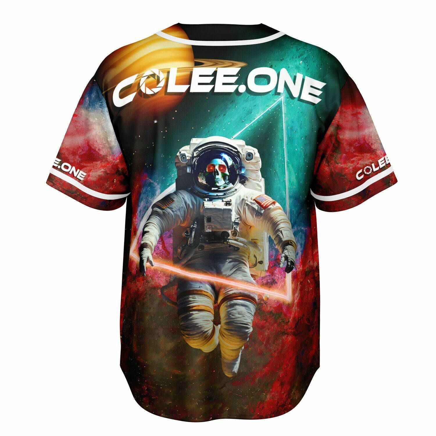 Reversible Astronaut-Apocalyptic Planet Jersey- Colee.One Edition, back view, Colee.One festival apparel