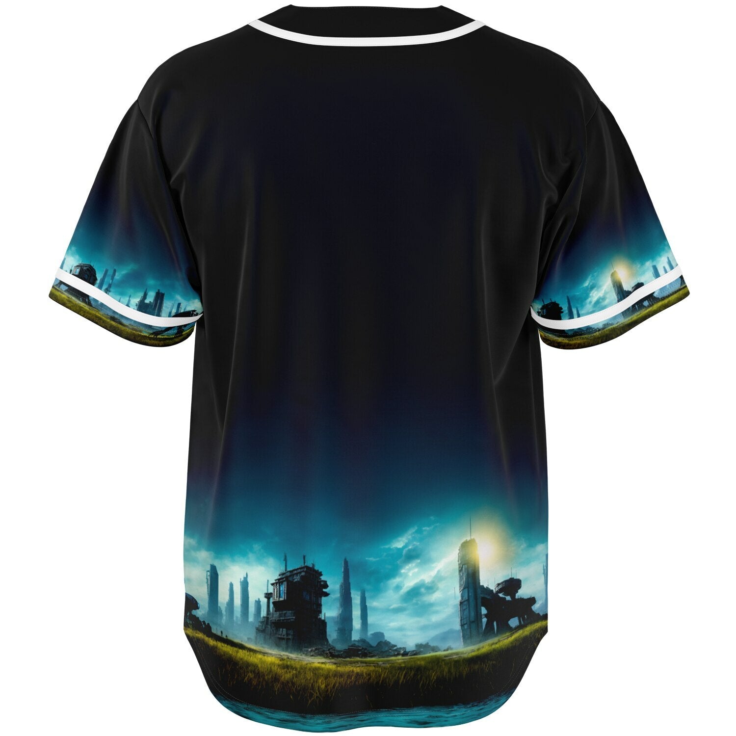 Robotic Takeover Jersey, back view — Colee.One festival apparel